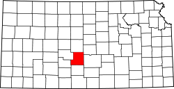 Map of Kansas highlighting Stafford County.svg