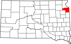 Map of South Dakota highlighting Grant County.svg