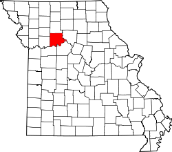 Map of Missouri highlighting Carroll County.svg