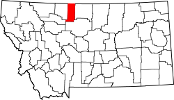 Map of Montana highlighting Liberty County.svg